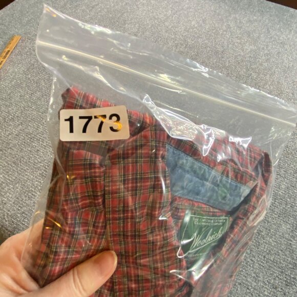 Woolrich Shirt Mens XL Red Tartan Plaid Original Outdoor Wear‎ Button-Down Hike - Picture 16 of 16